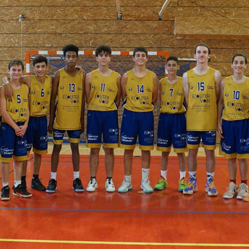 Victoire de nos U15M1 99-39 contre le BOP